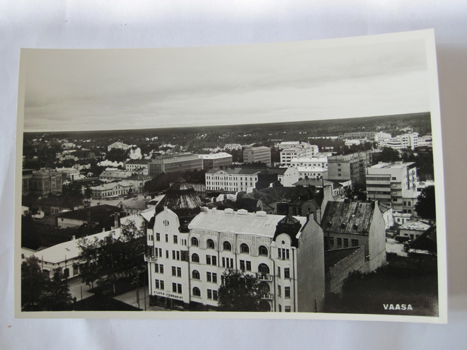 VANHA Postikortti Vaasa 1950-luku Alkup.Mallikappale