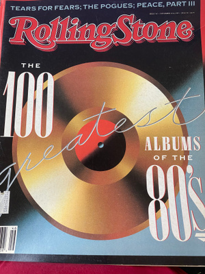 Rolling Stone: 100 Greatest Albums of the 80’s