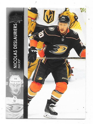 2021-22 Upper Deck #1 Nicolas Deslauriers , Anaheim Ducks