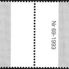 ÅL 1993 Sottungan kirk 1,80 mk välilöpari numero ** LaPe 078 - pikkukuva 2