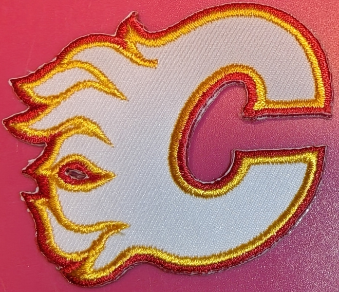 NHL - Calgary Flames -kangasmerkki / hihamerkki