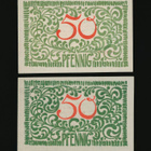 Saksa Notgeld 2 x 50 Pfg, Konstanz 1918-1919 - pikkukuva 1
