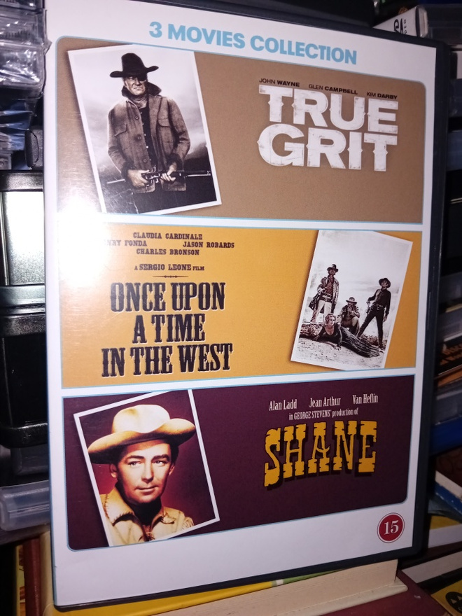3dvd Shane / Huuliharppukostaja  / True Grit ( SIS POSTIKULU