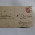 Ihastuttava, vilkas nuori leidi kukkia hiuksissaan, p. 1907 - pikkukuva 2