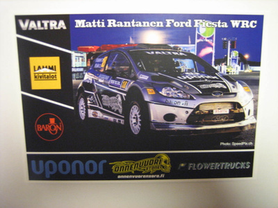 Ford rallikortti 31 C: Ford Fiesta - Matti Rantanen