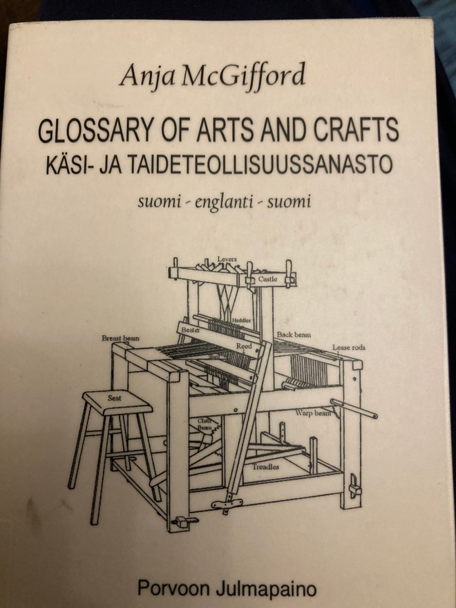ANJA McGIFFORD: KÄSI- JA TAIDETEOLLISUUSSANASTO