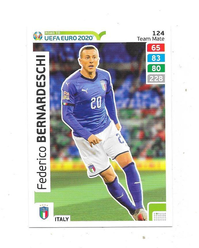Panini  Road to UEFA EURO 2020 #124 Federico Bernadeschi