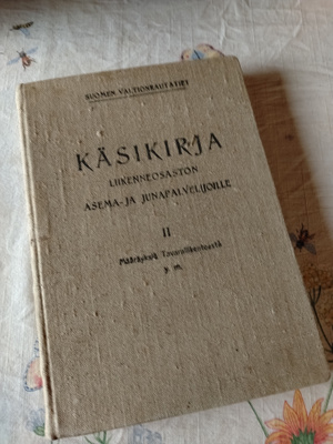 vr käsikirja liikenneopiston asema ja junapalvelijoille