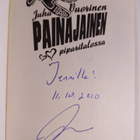 Juha Vuorinen : Painajainen piparitalossa (signeerattu, t... - pikkukuva 3
