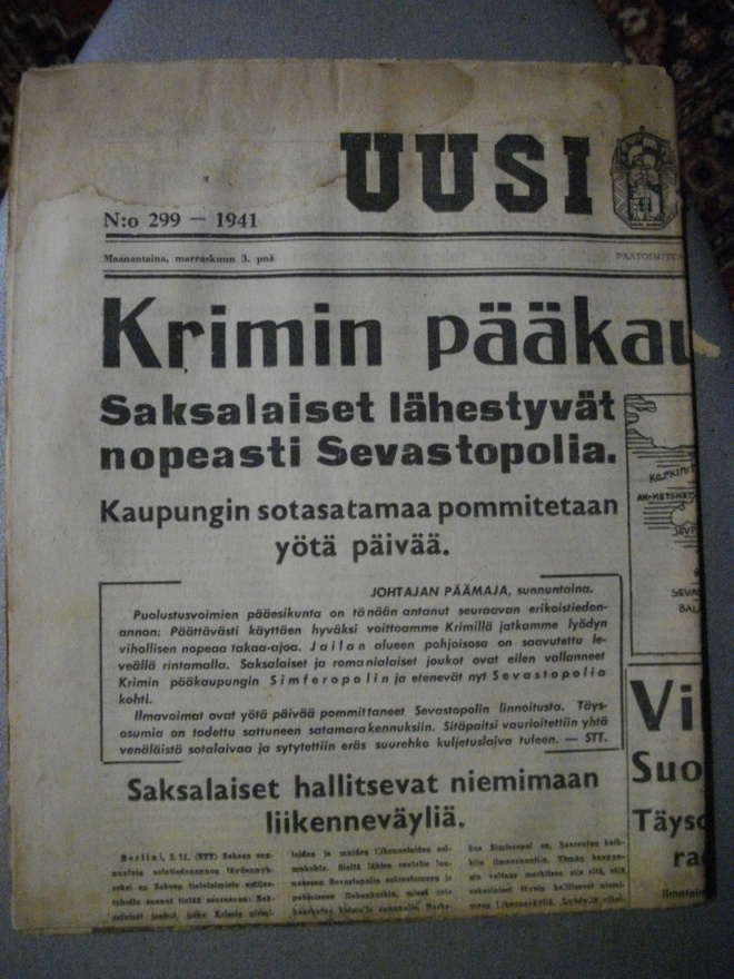 Uusi Suomi Nro 299/3.11.1941 (3.3)