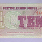 British Armed Forces 10 Pence v.1972 UNC P-M48 - pikkukuva 1