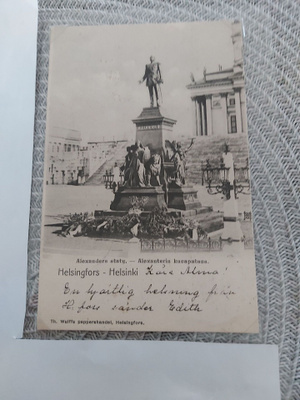 Aleksanteri kuva patsas