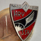 VANHA Ruuvimerkki HRY SSH 1935 Hopeaa Rautie ? Karjala ? - pikkukuva 1