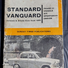 STANDARD VANGUARD englanninkielinen ohjekirja mallille 1955 - pikkukuva 1