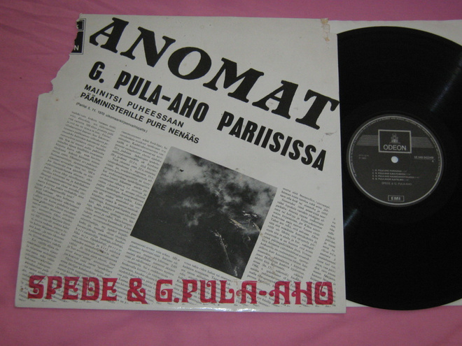 SPEDE & G. PULA-AHO Pariisissa - LP 1981 VG++