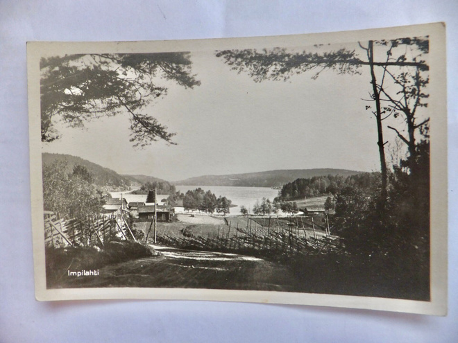 VANHA Postikortti Impilahti Luov Karjala 1931