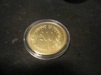 1926 200 mk kullattu replika