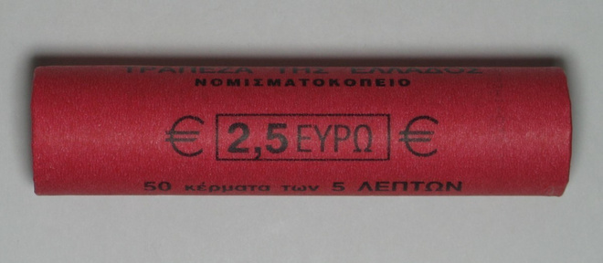2004 Kreikka 5c  rulla UNC