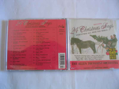 24 CHRISTMAS SONGS/THE ALLEN TOUSSAINE ORCHESTRA EI - HV