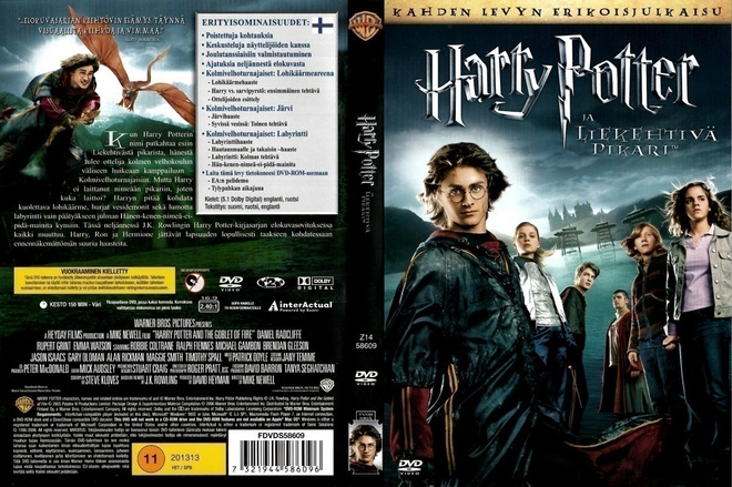 HARRY POTTER Ja Liekehtevä Pikari  2-DVD