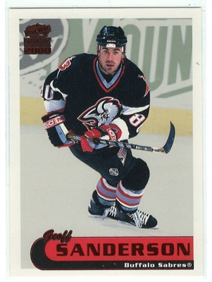 99-00 Pacific Paramount Red #30 Geoff Sanderson Ex-HPK 94-95