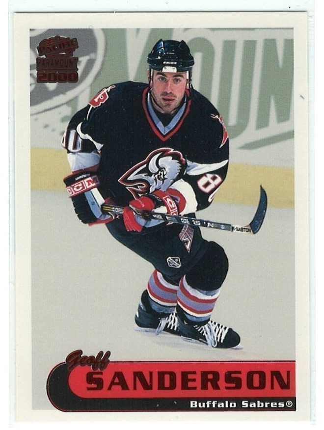 99-00 Pacific Paramount Red #30 Geoff Sanderson Ex-HPK 94-95