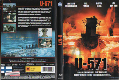 U-571	(5 324)	K	-FI-	DVD	suomik.		harvey keitel	2000	1 dvd,