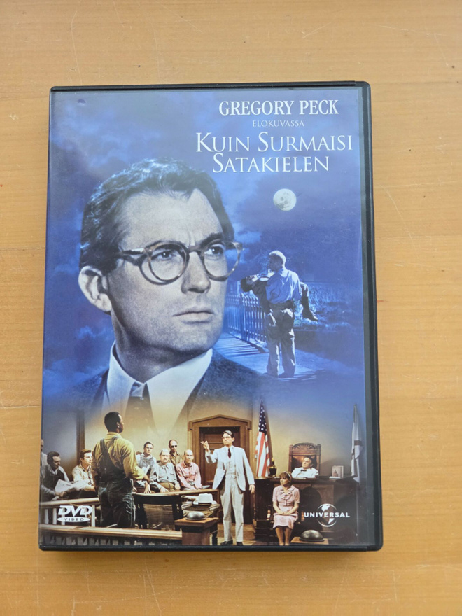 KUIN SURMAISI SATAKIELEN . DVD . GREGORY PECK .
