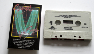 SURVIVOR Vital Signs 1984 C-KASETTI