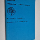 Opinnot Helsingin yliopistossa 1971 : esite uusille yliop... - pikkukuva 1