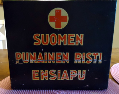 SPR vanha Ensiapu laatikko