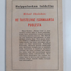 Mihail Solohov : He taistelivat isänmaansa puolesta - pikkukuva 2