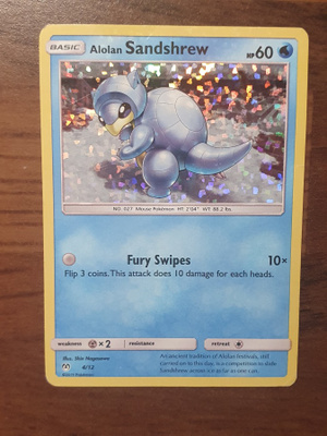 Pokemon Alolan Sandshrew 4/12