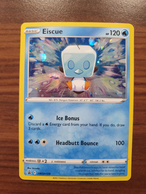 Pokemon Eiscue SWSH 128 Holo