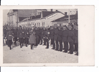 VANHA Valokuva Suojeluskunta Kuopio 1921 Postikorttikoko