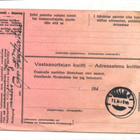 POSTIENNAKKO -OSOITEKORTTI SUOMEN VAPAUSSOTA - pikkukuva 2