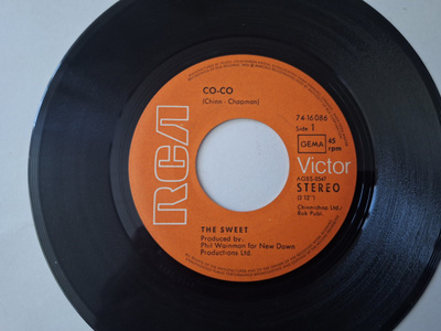 THE SWEET - CO-CO 7 " Single
