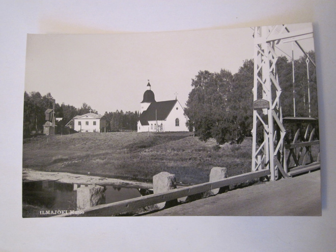 VANHA Postikortti Ilmajoki 1950-l Alkup.Mallikappale
