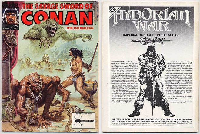 The Savage Sword of Conan the Barbarian No. 176 August 1990