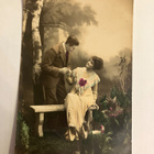 Ihana vanhanajan 1915 kulkenut valokuva/kortti - pikkukuva 2