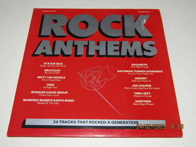 *2LP* VARIOUS ARTISTS Rock Anthems