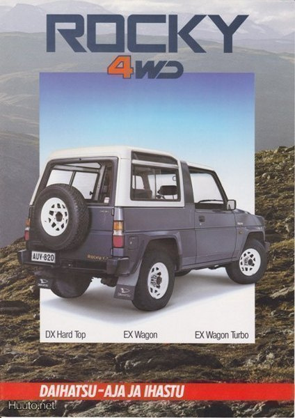 Daihatsu Rocky -esite, 1986
