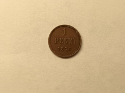 1 Penni 1875