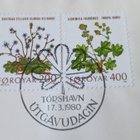 FDC Fär-saaret 1980: Kukkia - pikkukuva 3