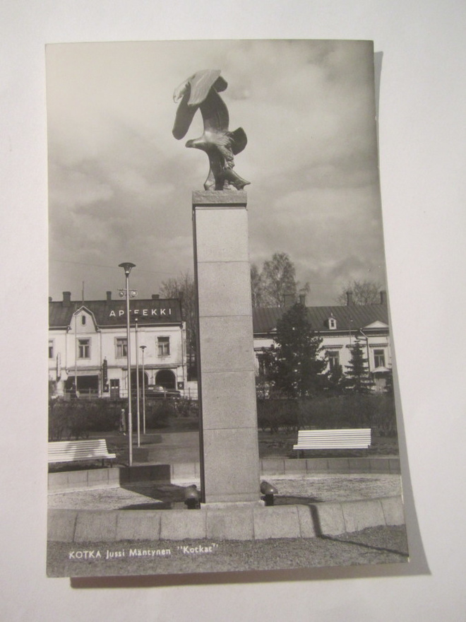 VANHA Postikortti Kotka 1950-l Alkup.Mallikappale