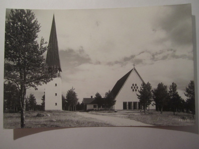 VANHA Postikortti Lappi Pello 1950-l Alkup.Mallikappale