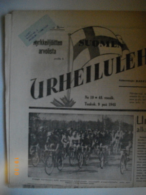 Suomen Urheilulehti Nro 19/1945 (25.2)