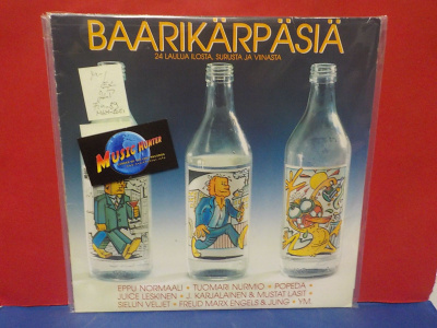 VARIOUS - BAARIKÄRPÄSIÄ M-/EX- FIN -89 PRESS 2LP