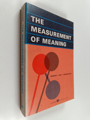 Charles Osgood : The measurement of meaning
