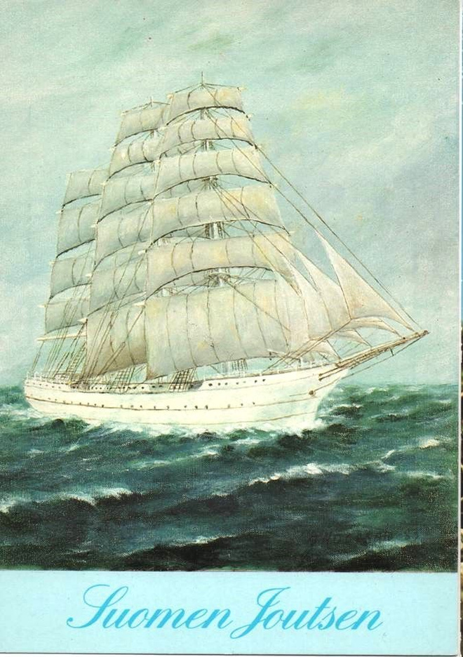 kortti ** Purjelaiva - erilaisia taidekortteja